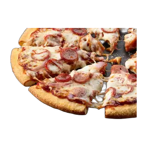 Domino's Mega Topped BBQ Sausage and Onion