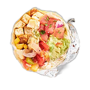 Guzman y Gomez Pulled Shiitake Mushroom Cali Burrito