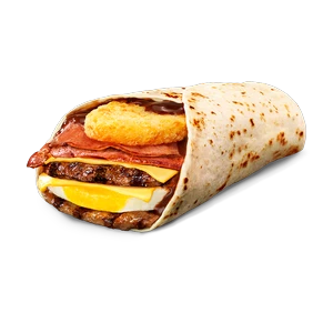 Hungry Jack's Mega BBQ Brekky Wrap